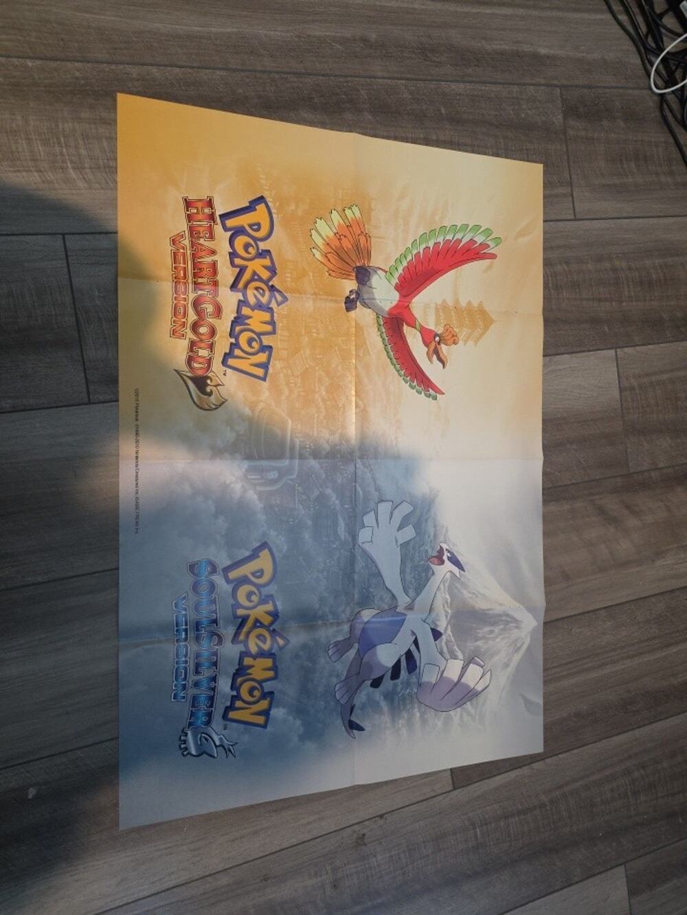 Extremely Rare Pokemon HeartGold SoulSilver Nintendo Power 2010 Poster